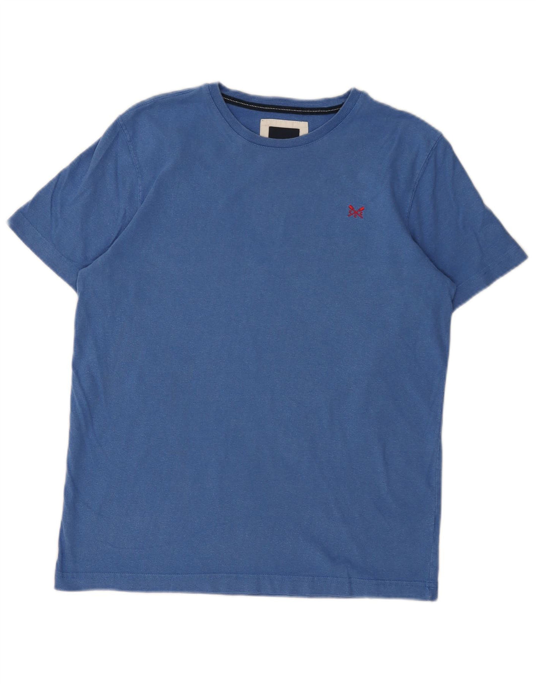 Crew Clothing Mens T-Shirt Top Medium Blue Cotton