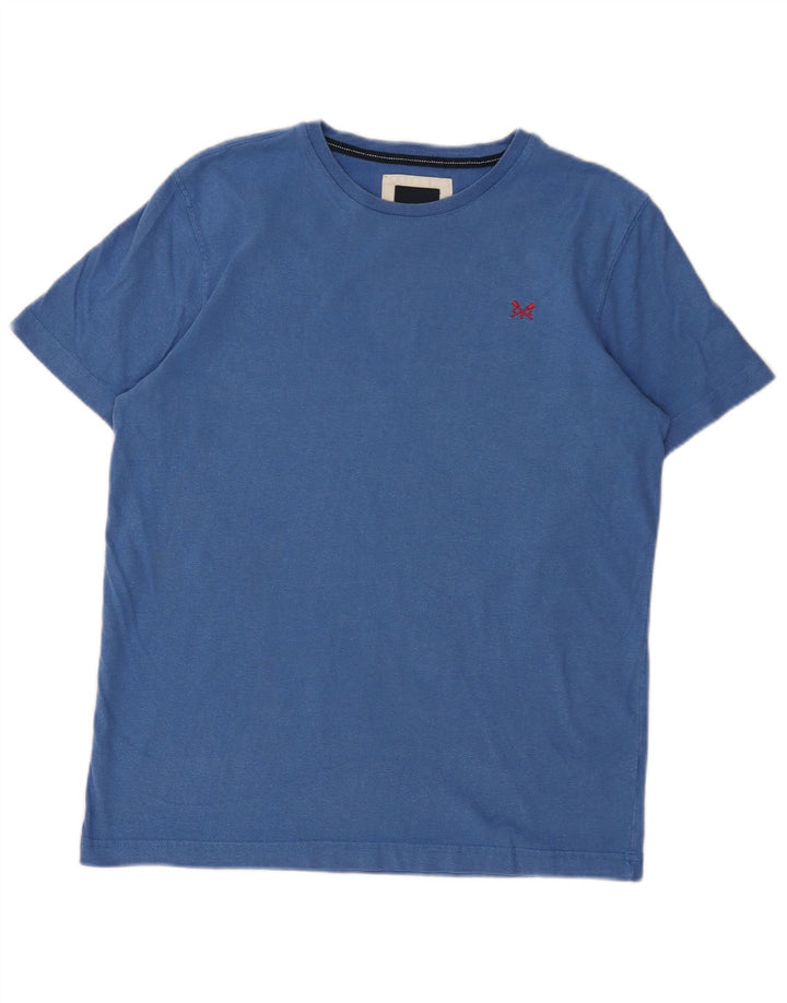 Crew Clothing Mens T-Shirt Top Medium Blue Cotton