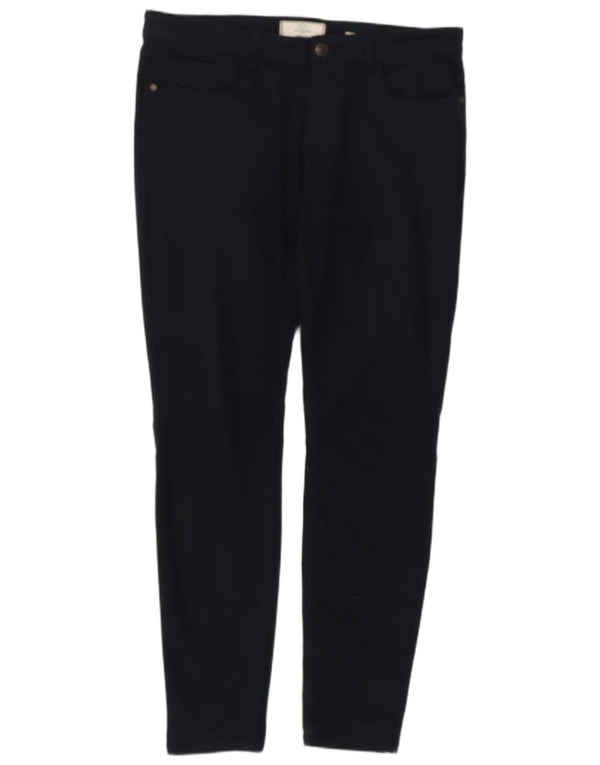 FAT FACE Womens Jegging Casual Trousers UK 14 Large W34 L29 Navy Blue