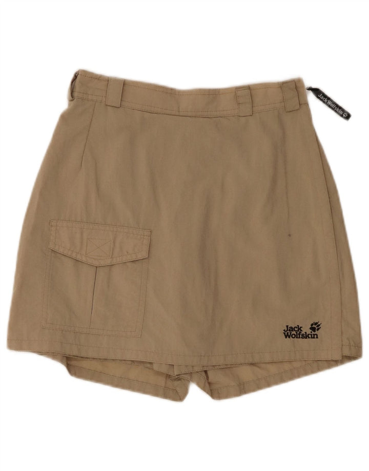Jack Wolfskin Womens Skort UK 8 Small W24  Beige Polyamide
