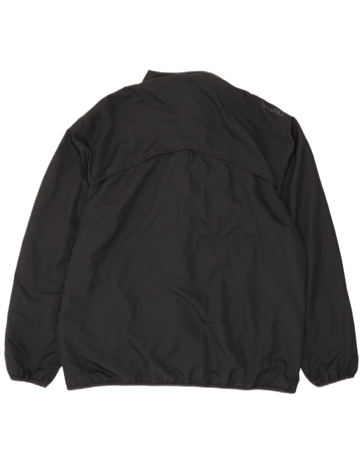 Nike Mens Tracksuit Top Jacket UK 45/47 XL Black Colourblock Polyester