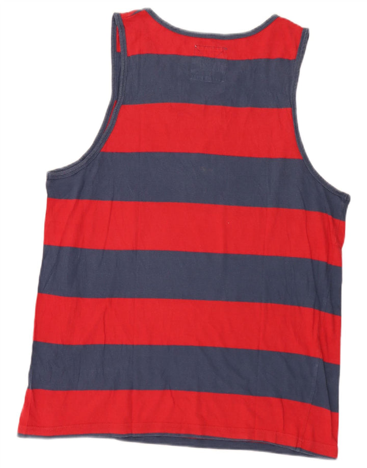 Vans Mens Vest Top Large Blue Striped
