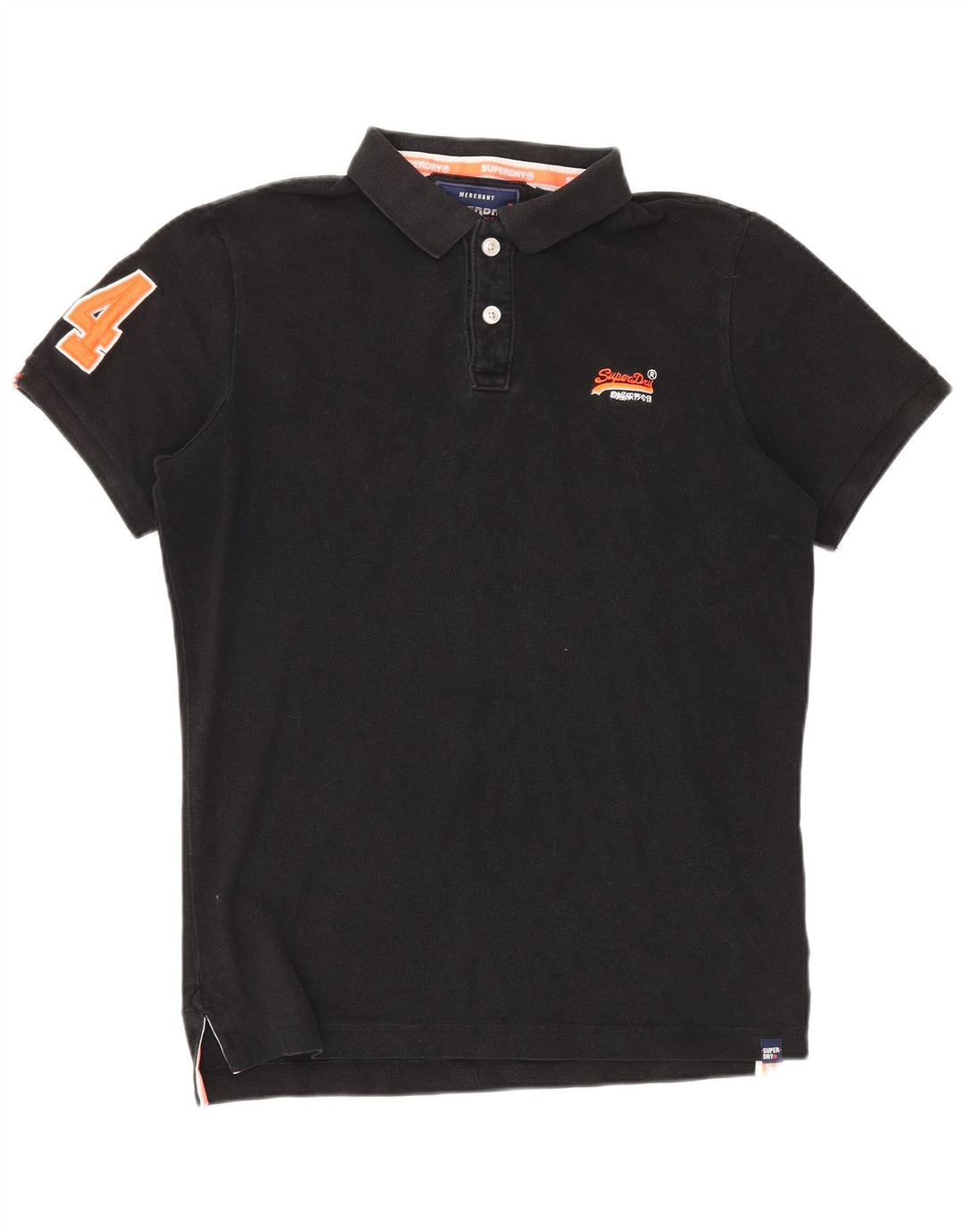 Superdry Mens Graphic Polo Shirt XL Black Cotton