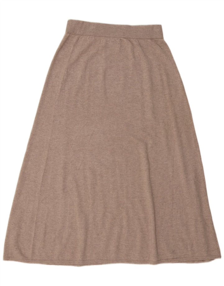Massimo Dutti Womens A-Line Skirt Medium W32 Beige