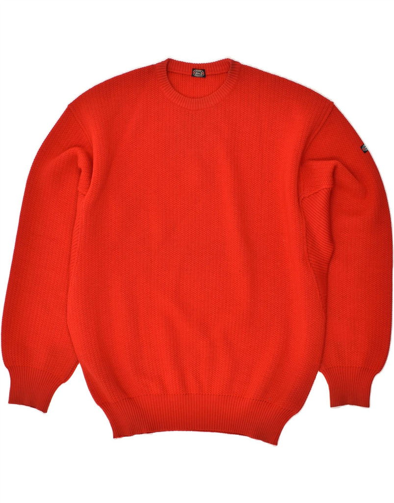 NAVY Mens Crew Neck Jumper Sweater 3XL Red Virgin Wool | Vintage Navy | Thrift | Second-Hand Navy | Used Clothing | Messina Hembry 