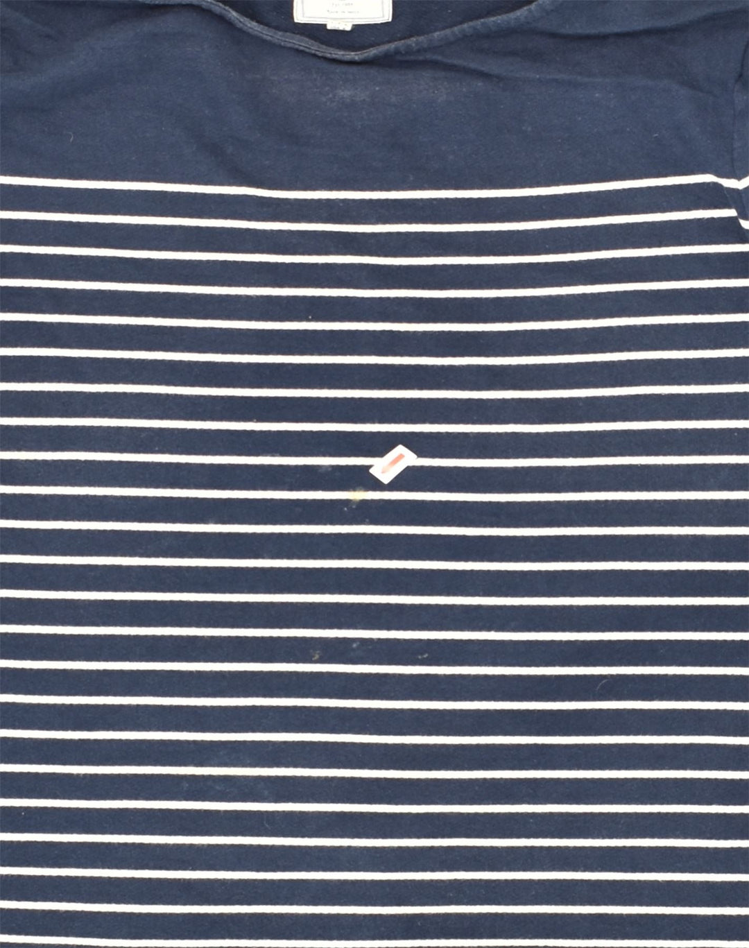 FAT FACE Womens Top Long Sleeve UK 12 Medium Navy Blue Striped Nautical | Vintage Fat Face | Thrift | Second-Hand Fat Face | Used Clothing | Messina Hembry 