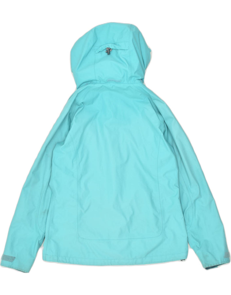 BERGHAUS Womens Hooded Rain Jacket UK 10 Small Turquoise Nylon | Vintage | Thrift | Second-Hand | Used Clothing | Messina Hembry 