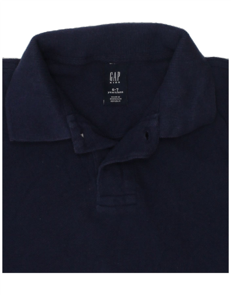 GAP Boys Polo Shirt 6-7 Years Navy Blue Cotton | Vintage Gap | Thrift | Second-Hand Gap | Used Clothing | Messina Hembry 