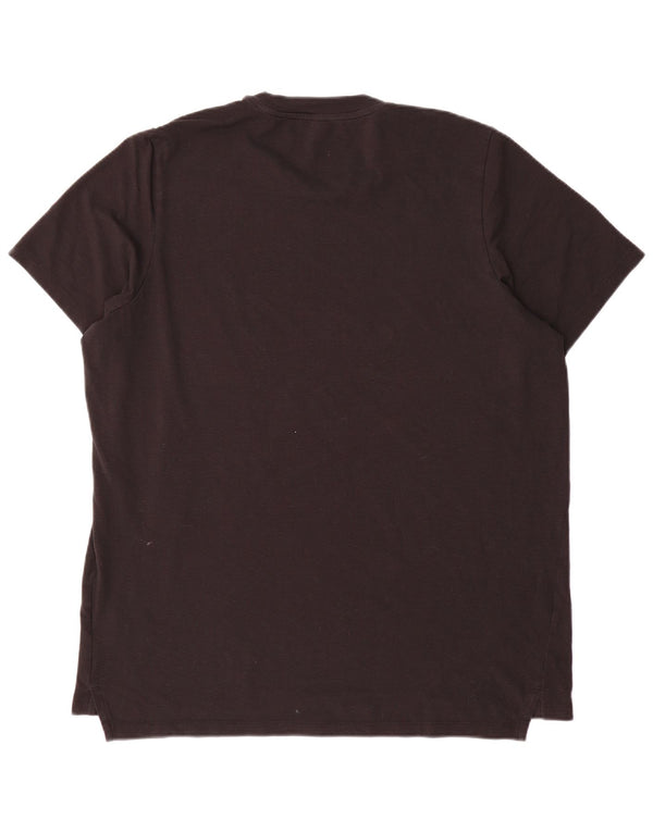 Adidas Mens Short Sleeve T-Shirt Top XL Black Polyester