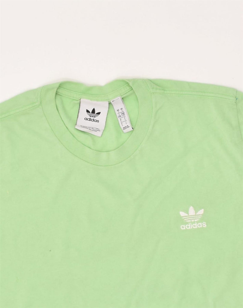 ADIDAS Mens T-Shirt Top Large Green | Vintage Adidas | Thrift | Second-Hand Adidas | Used Clothing | Messina Hembry 