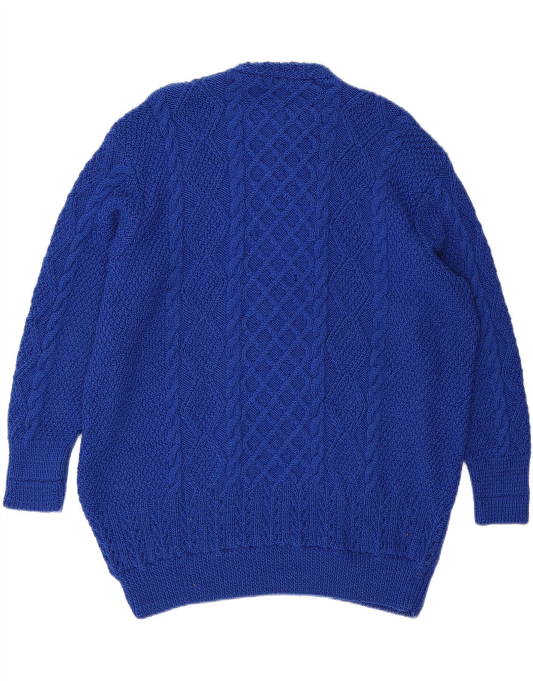 VINTAGE Mens Crew Neck Jumper Sweater 2XL Blue Vintage Vintage and Second-Hand Vintage from Messina Hembry 