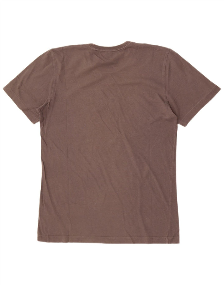 Adidas Mens Graphic T-Shirt Top Medium Grey Cotton