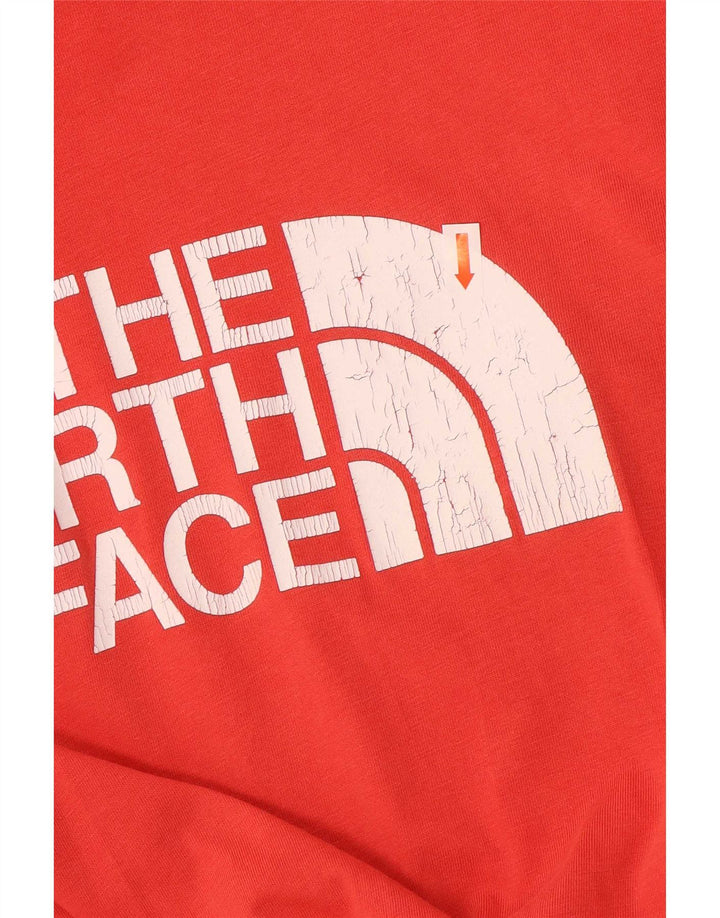 The North Face Mens Graphic T-Shirt Top Small Red Cotton