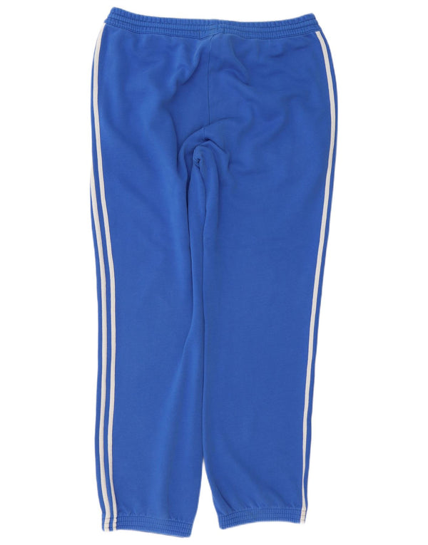 Adidas Mens Tracksuit Trousers Joggers Medium Blue Cotton