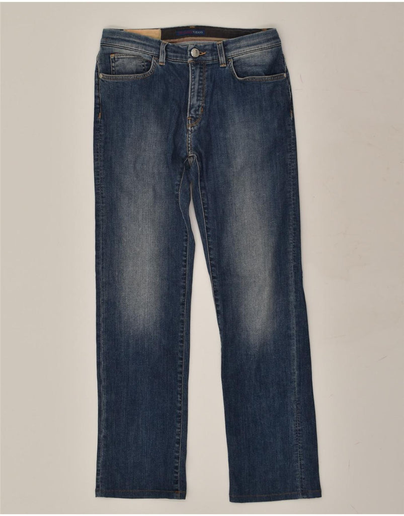 TRUSSARDI Mens Straight Jeans W29 L30 Blue Cotton | Vintage Trussardi | Thrift | Second-Hand Trussardi | Used Clothing | Messina Hembry 