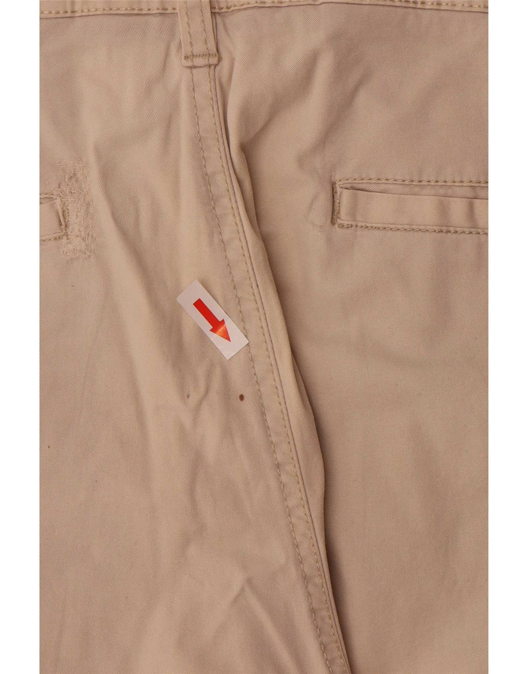 Liu Jo Womens Chino Shorts IT 46 Large W30  Beige Cotton