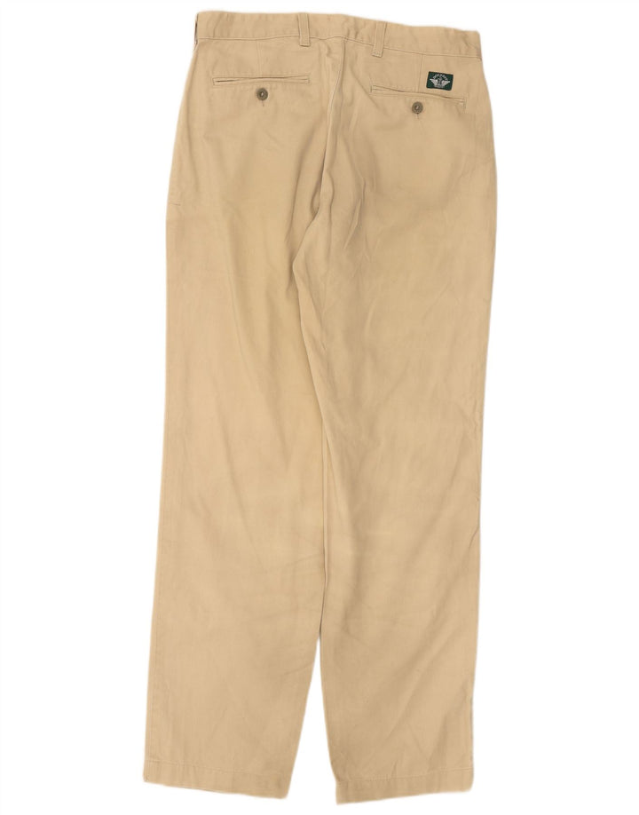 DOCKERS Mens Straight Chino Trousers W30 L31 Beige