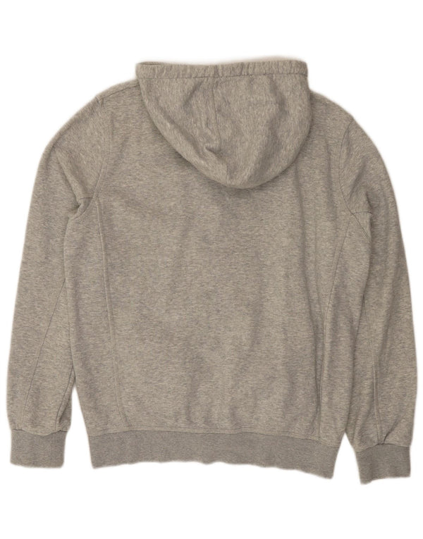 PEPE Jeans Mens Graphic Slim Fit Zip Hoodie Sweater Large Grey Cotton