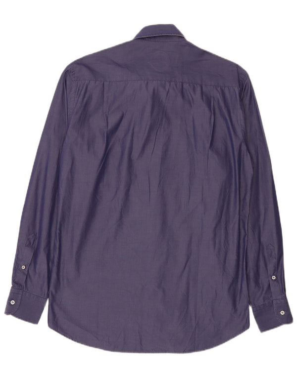 Paul & Shark Mens Shirt Size 40 Medium Purple Cotton