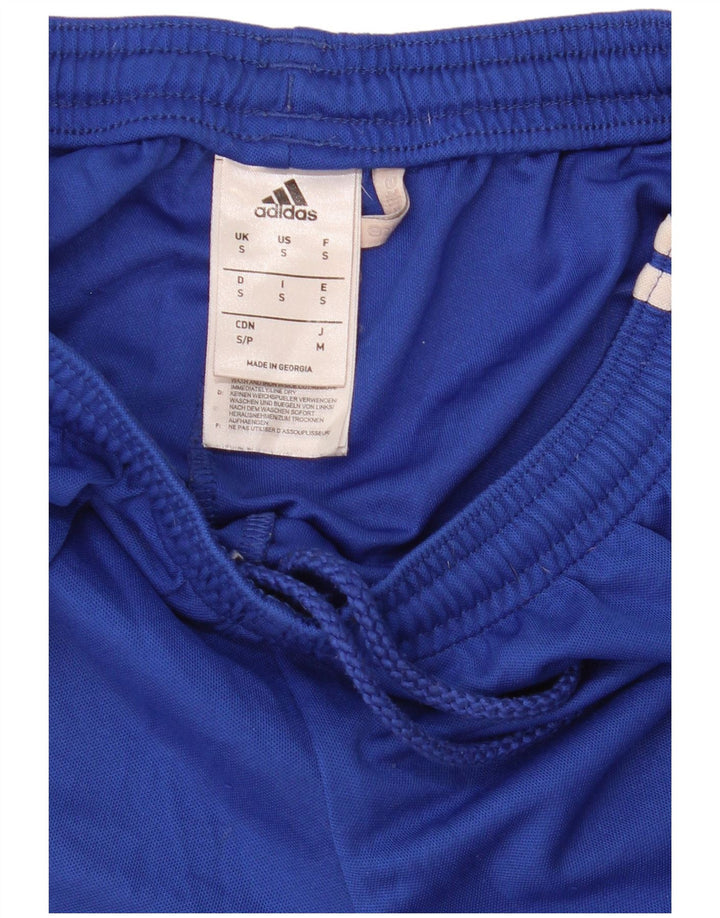 Adidas Mens Climalite Sport Shorts Small Blue Polyester