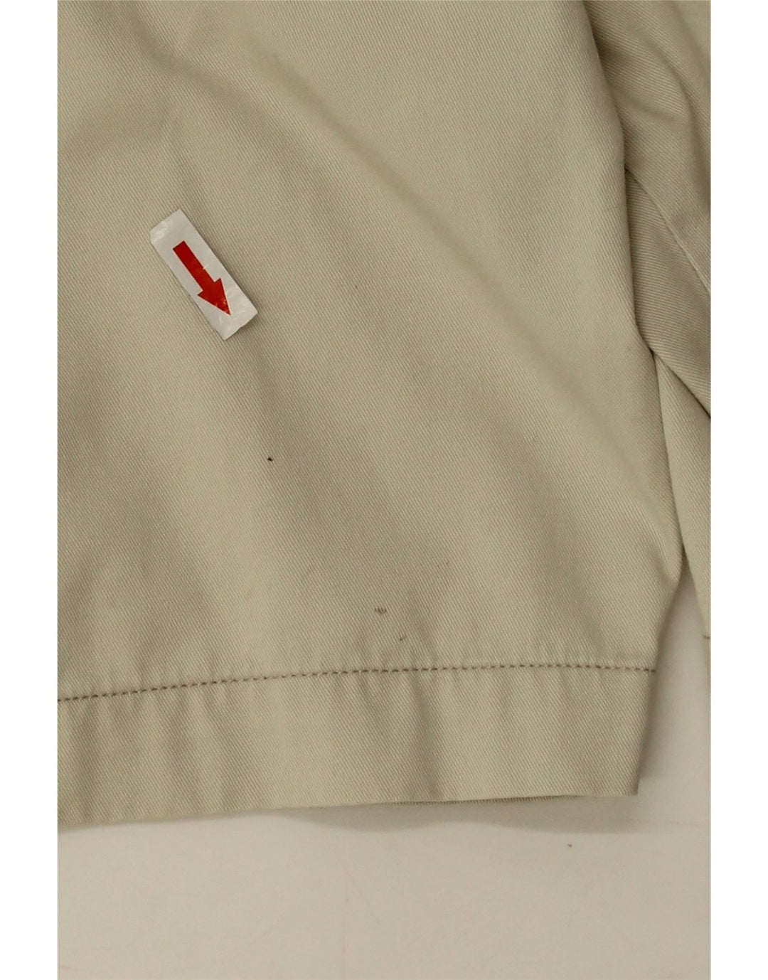 Marks & Spencer Mens Pegged Chino Shorts W38 XL Beige Cotton