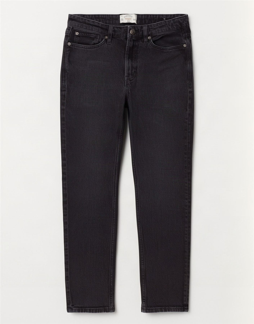 Fat Face Mens Slim Jeans W30 L30 Black Cotton