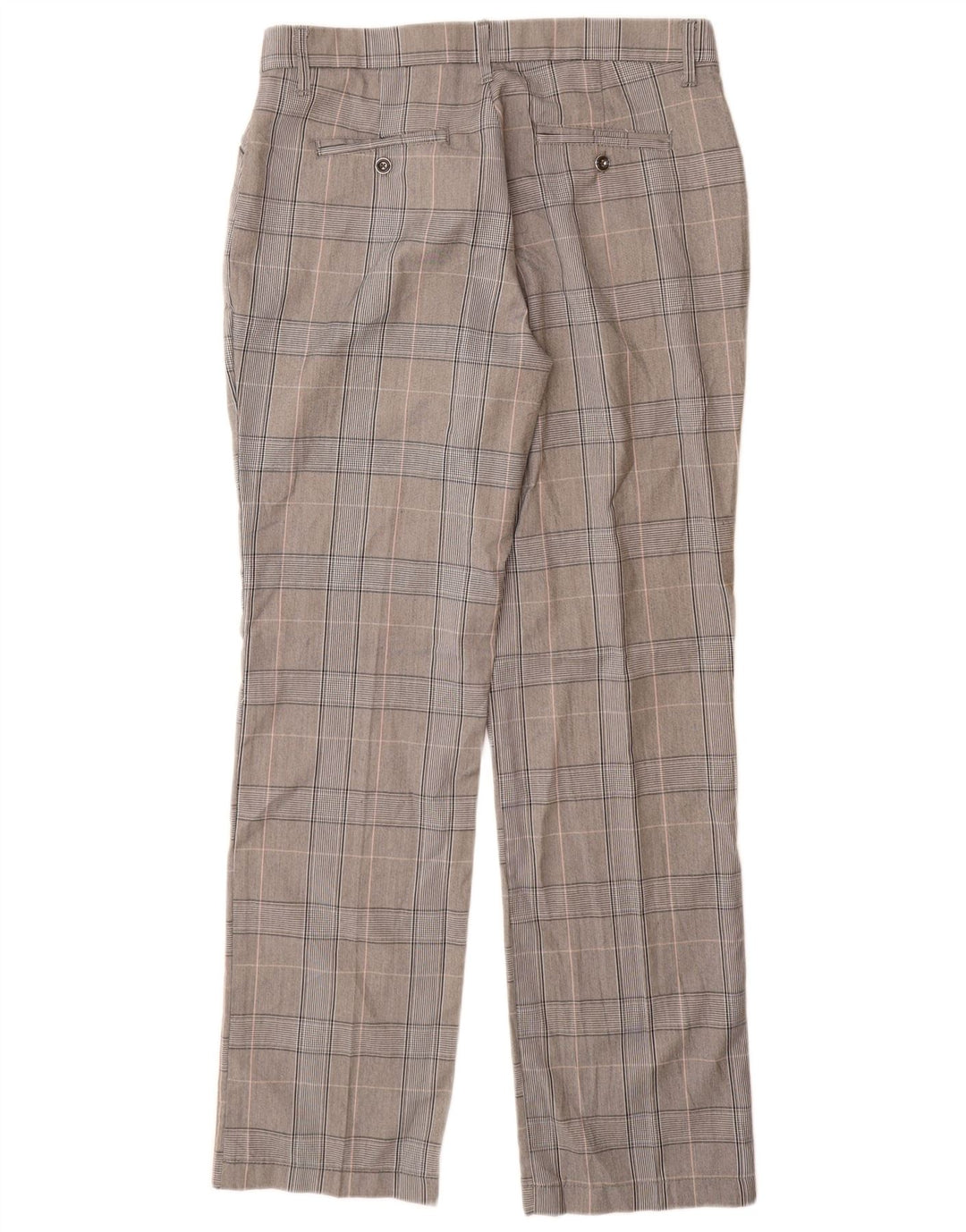 Lee Womens Mid Rise Casual Trousers US 12 Large W32 L32 Grey Polyester