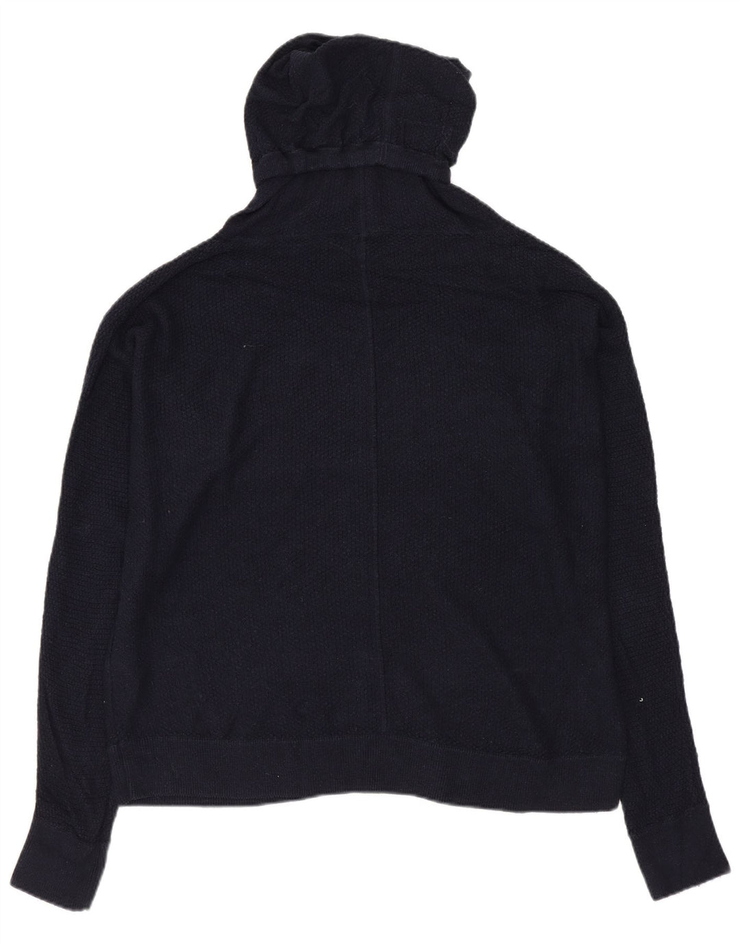 LOUNGE Womens Oversized Roll Neck Jumper Sweater UK 10 Small Navy Blue