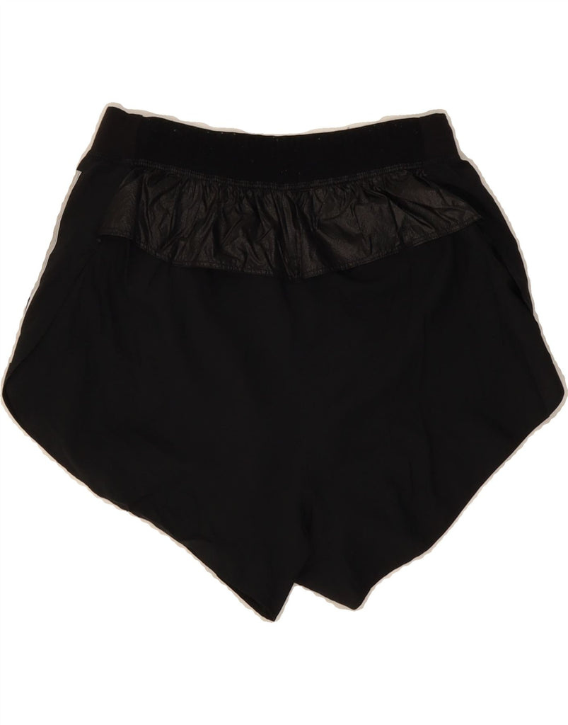 ADIDAS Womens Sport Shorts UK 14 Medium Black Polyester Vintage Adidas and Second-Hand Adidas from Messina Hembry 