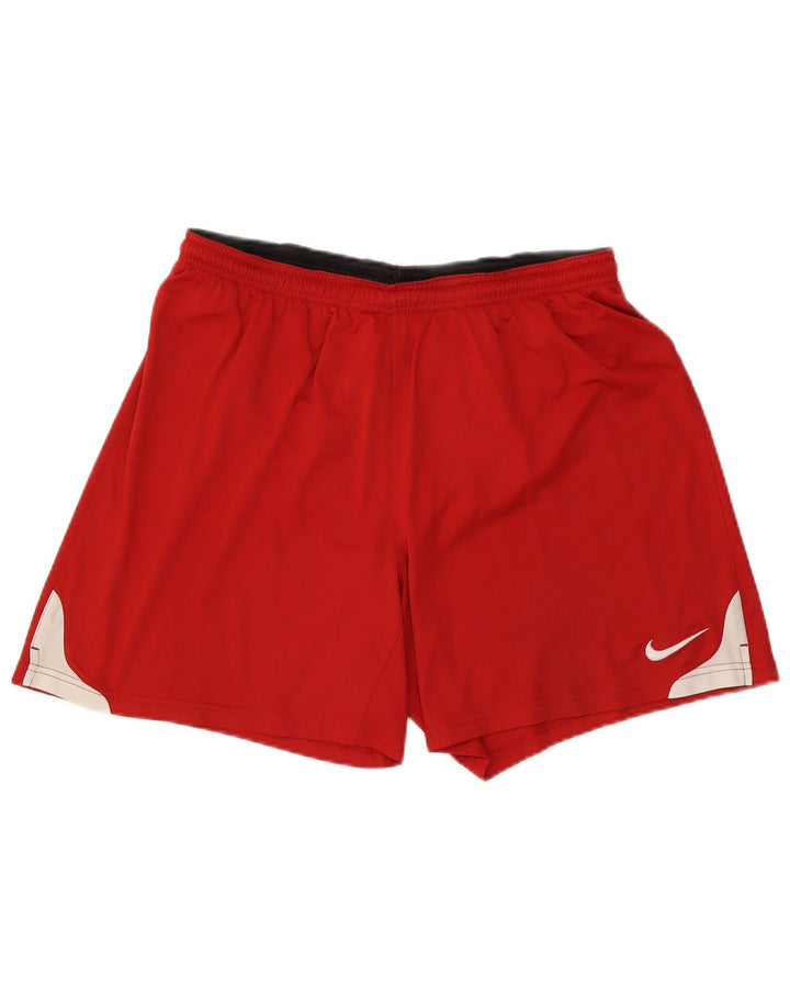 Nike Mens Dri Fit Sport Shorts XL  Red Colourblock Polyester