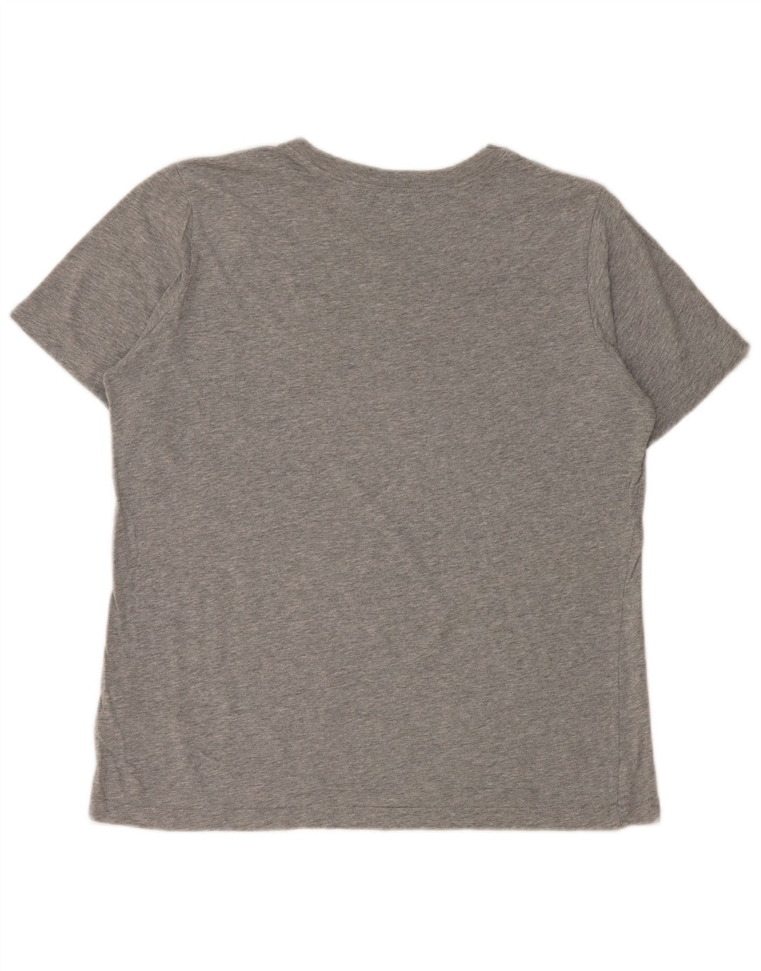 NIKE Womens Standard Fit Graphic T-Shirt Top UK 18 XL Grey Cotton