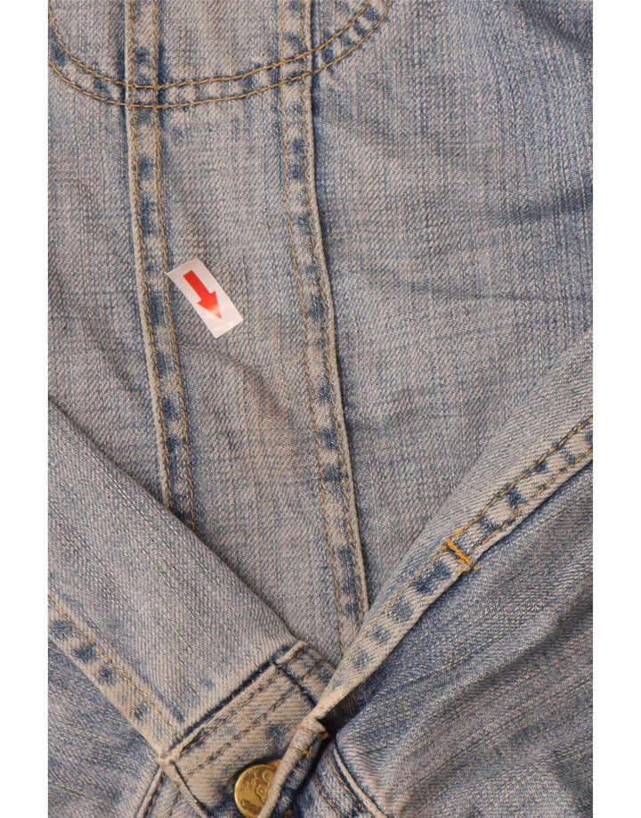 Lee Mens Denim Jacket UK 44 2XL Blue Cotton