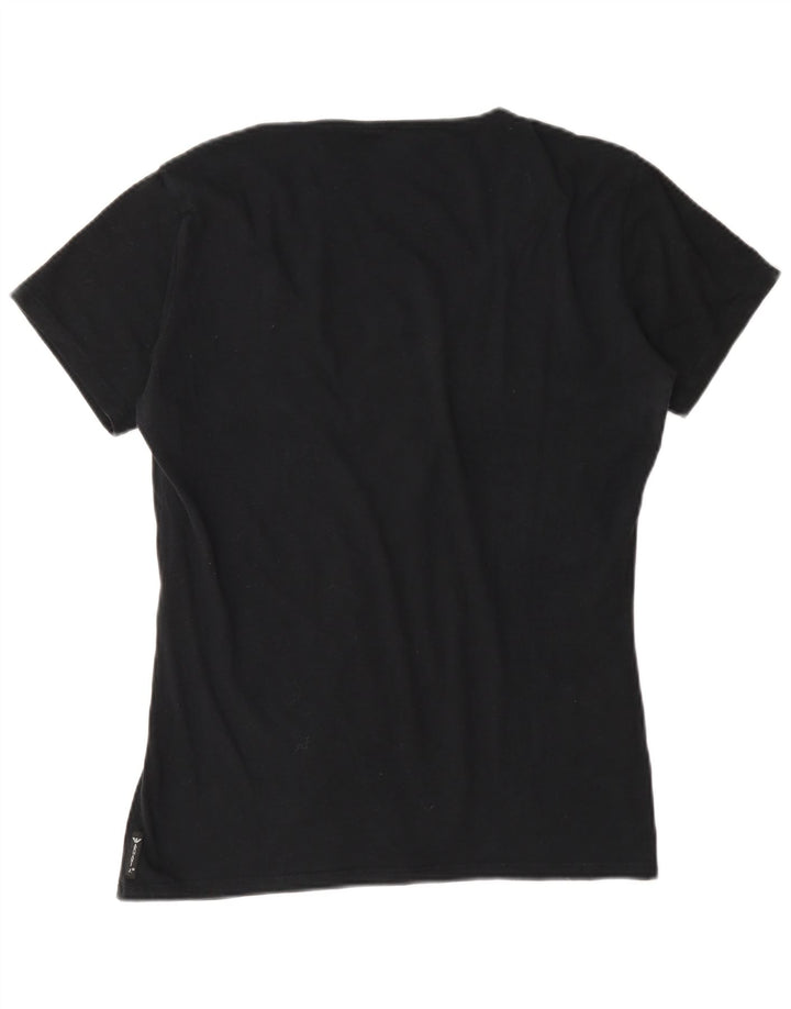 Armani Jeans Womens T-Shirt Top EU 46 XL Black