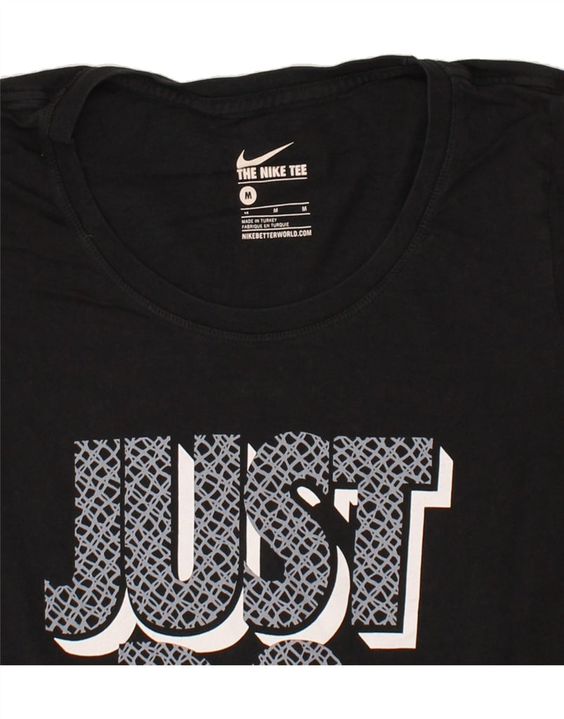 NIKE Mens Graphic T-Shirt Top Medium Black | Vintage Nike | Thrift | Second-Hand Nike | Used Clothing | Messina Hembry 