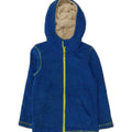 MOUNTAIN WAREHOUSE Boys Hooded Fleece Jacket 5-6 Years Blue Polyester Vintage Mountain Warehouse and Second-Hand Mountain Warehouse from Messina Hembry 