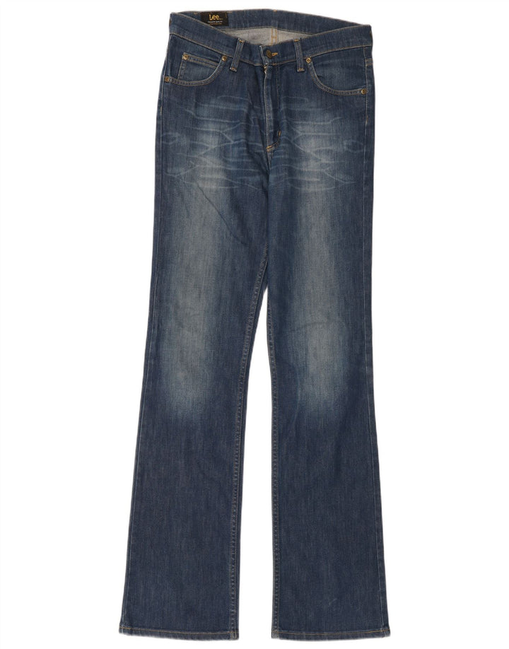 Lee Mens REED Bootcut Jeans W32 L34 Blue Cotton