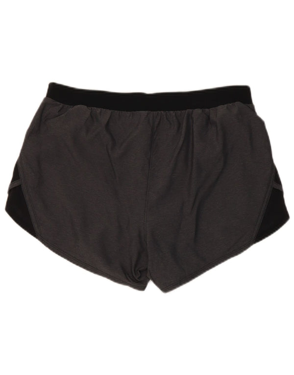 Under Armour Womens Heat Gear Sport Shorts UK 14 Medium Grey Polyester