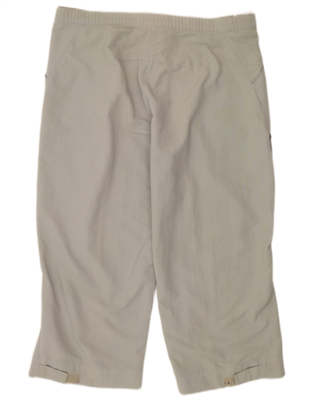 ADIDAS Womens Capri Tracksuit Trousers UK 14 Medium Green Polyamide Sports