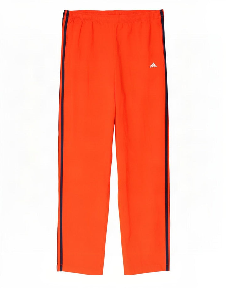 Adidas Mens Tracksuit Trousers Medium Red Nylon
