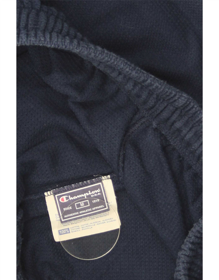 Champion Mens Graphic Sport Shorts Medium Navy Blue Cotton