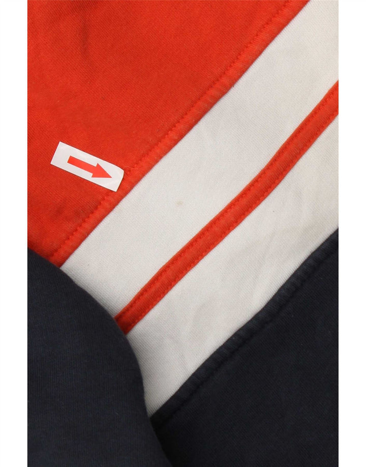 Ellesse Mens Tracksuit Top Jacket XL Navy Blue Colourblock Cotton