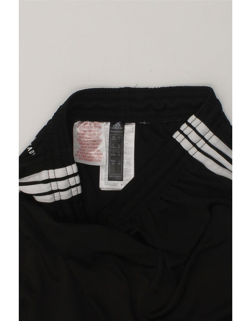 ADIDAS Boys Aeroready Sport Shorts 13-14 Years Black Polyester | Vintage Adidas | Thrift | Second-Hand Adidas | Used Clothing | Messina Hembry 