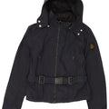 Refrigiwear Womens Cruz Hooded Rain Jacket UK 12 Medium Navy Blue Polyamide