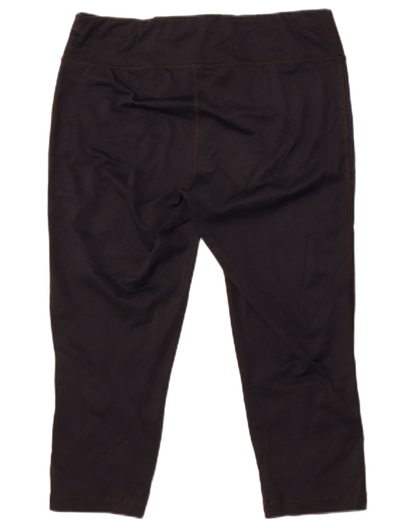 Fila Womens Capri Leggings UK 16 Large Black Nylon