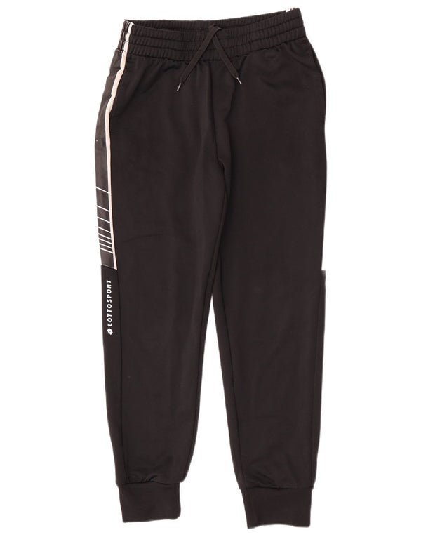Lotto Mens Tracksuit Trousers Joggers Small W29 L27 Black Striped Sports
