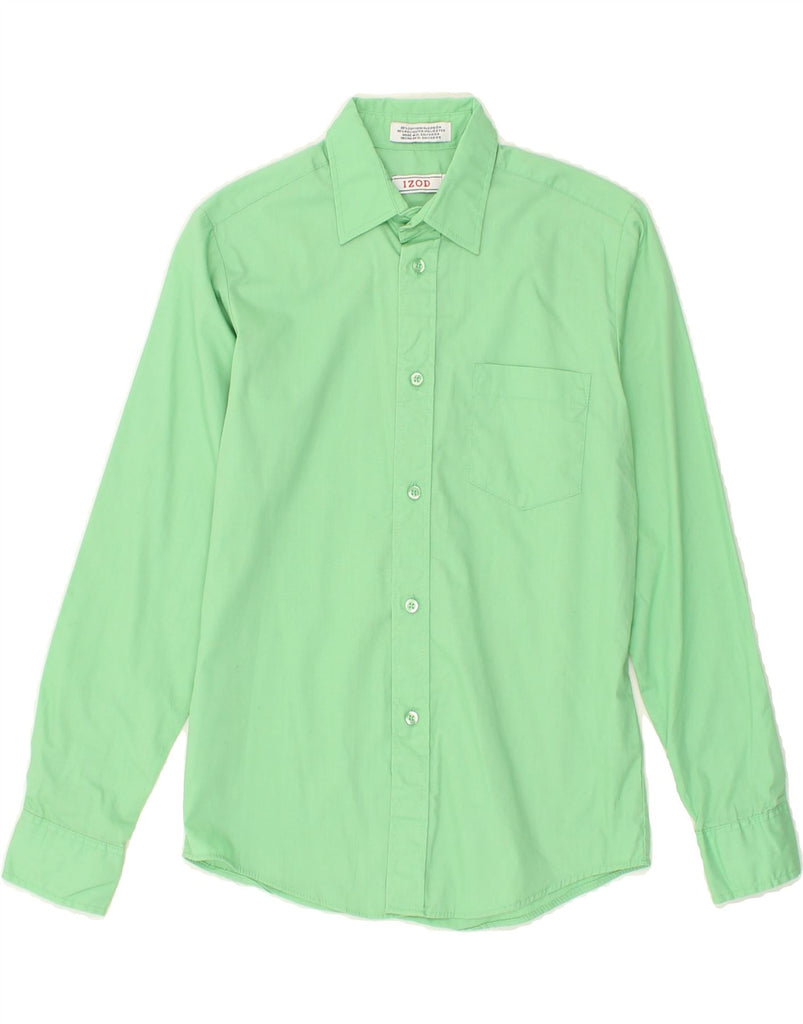 IZOD Boys Shirt 11-12 Years Green Cotton | Vintage Izod | Thrift | Second-Hand Izod | Used Clothing | Messina Hembry 