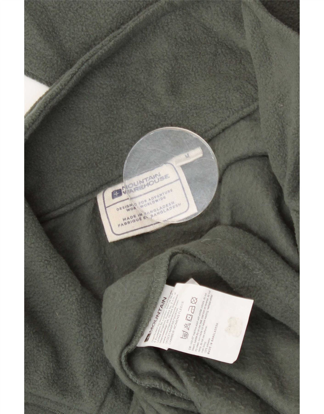 Mountain Warehouse Womens Zip Neck Fleece Jumper UK 14 Medium Khaki