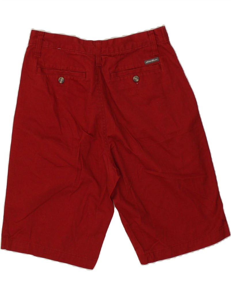 EDDIE BAUER Mens Chino Shorts W30 Medium Red Cotton | Vintage Eddie Bauer | Thrift | Second-Hand Eddie Bauer | Used Clothing | Messina Hembry 