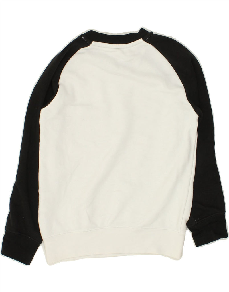 ADIDAS Boys Juventus Graphic Sweatshirt Jumper 5-6 Years White Colourblock | Vintage Adidas | Thrift | Second-Hand Adidas | Used Clothing | Messina Hembry 