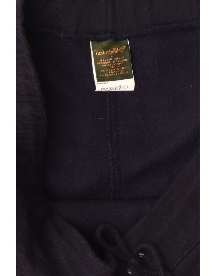 TIMBERLAND Mens Tracksuit Trousers Large  Navy Blue Cotton